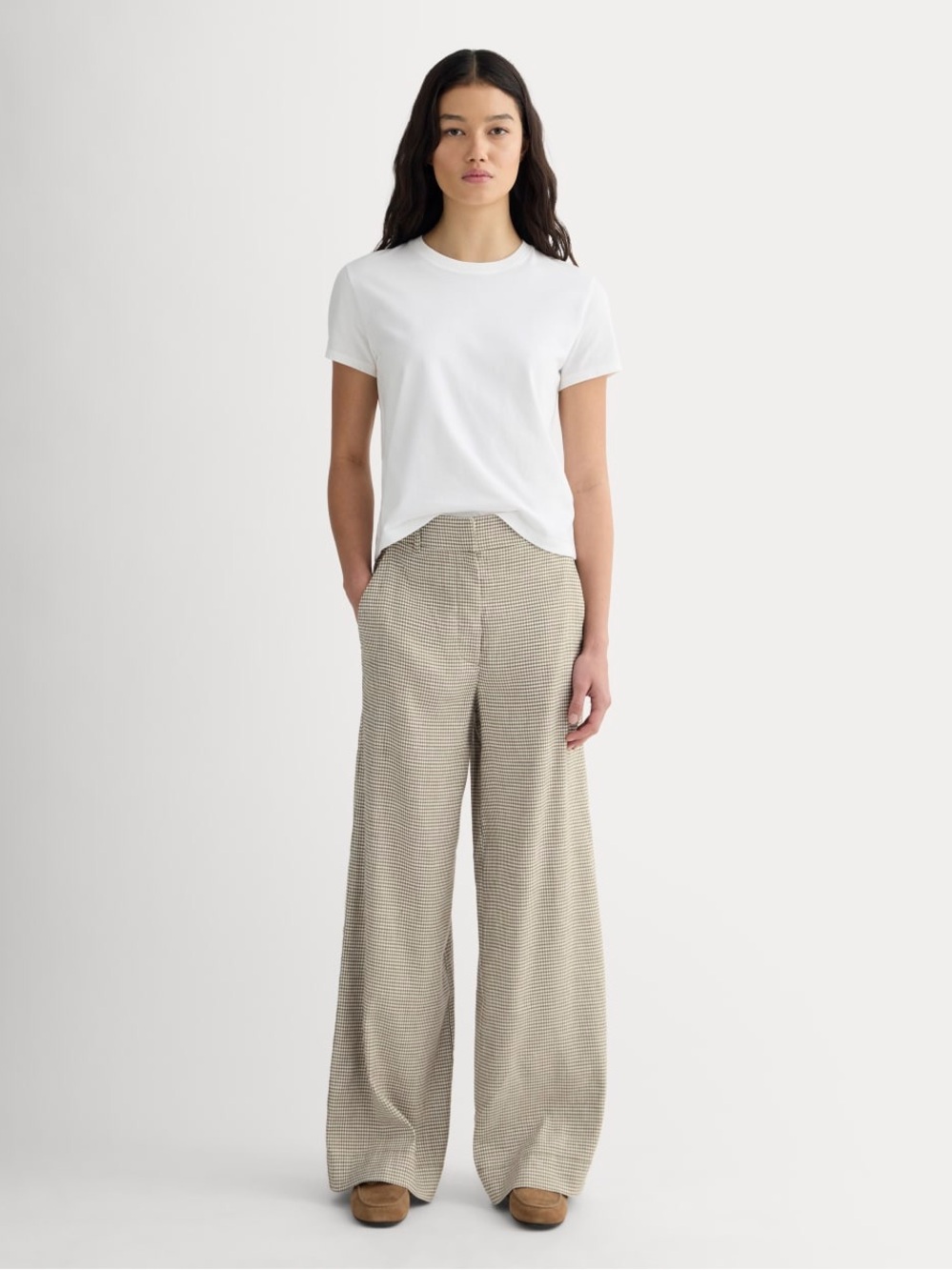 Everlane THE WIDE-LEG PANT IN STRETCH LINEN
